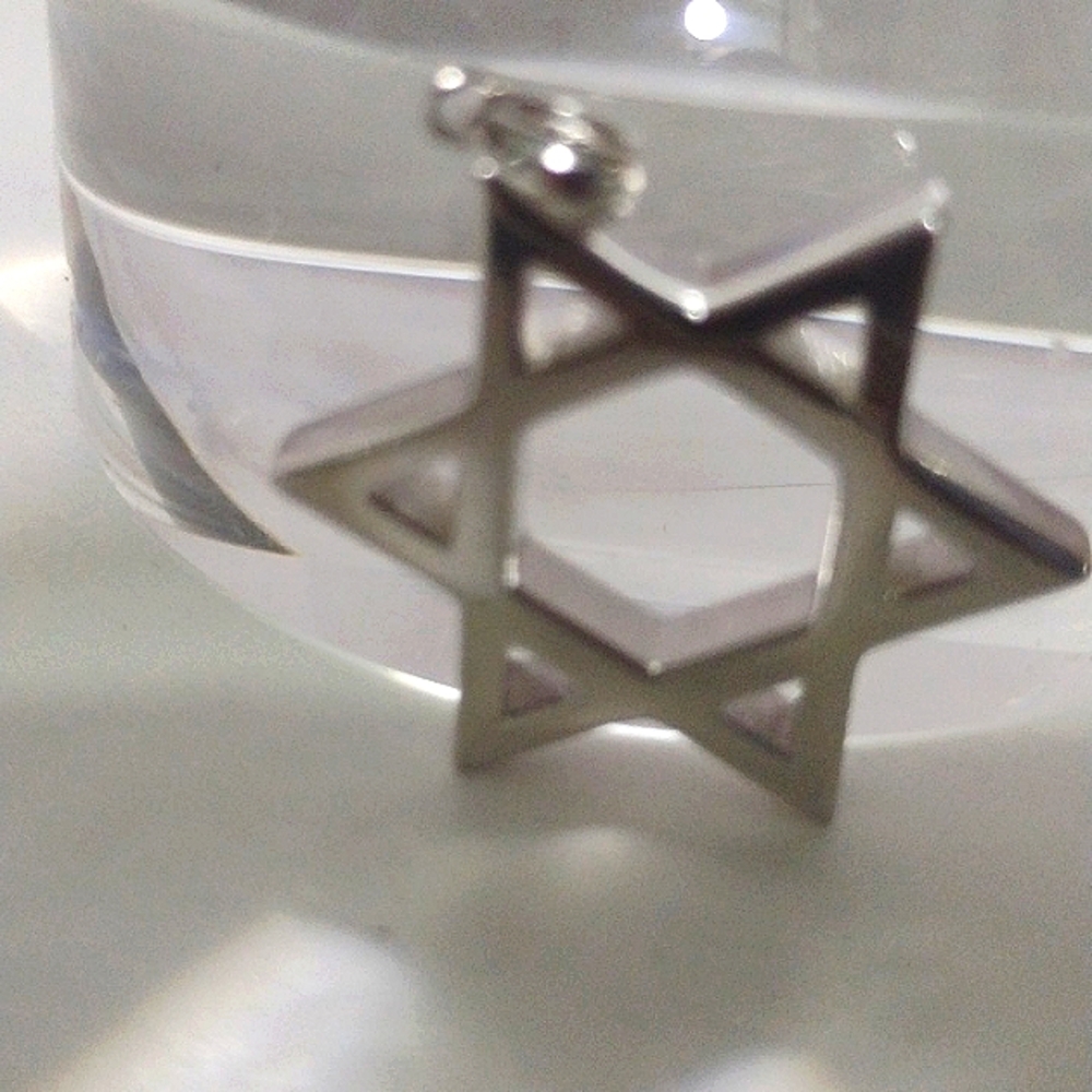 Star of David .925 Solid Sterling Silver 9.75 gms - Picture 7 of 8